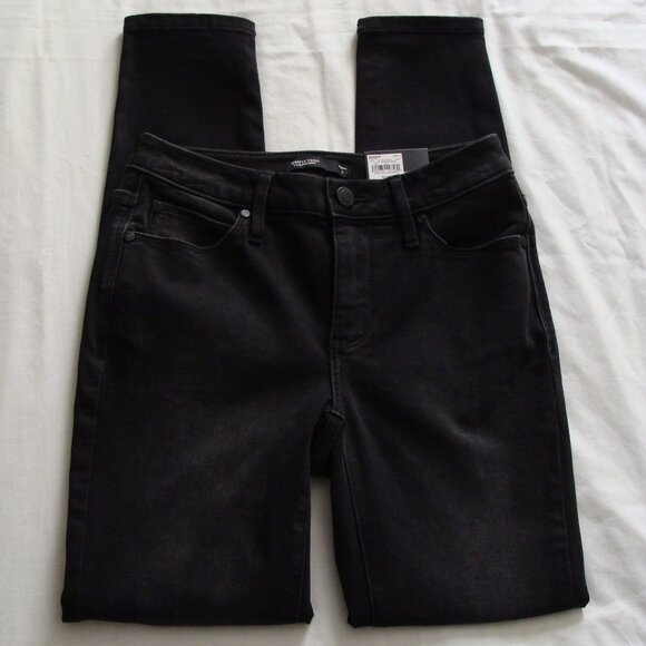 SV/VW SIMPLY VERA VERA WANG Charcoal Gray "SKINNY" Jeans Sz 2 - Picture 1 of 7